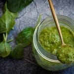 Healing Recipe: Discover the Benefits of Coriander Leaf with a Coriander Pesto Recipe 4 A jar of Coriander Pesto