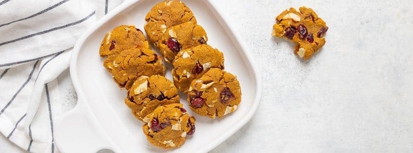 Coconut Cranberry Cassava Cookies