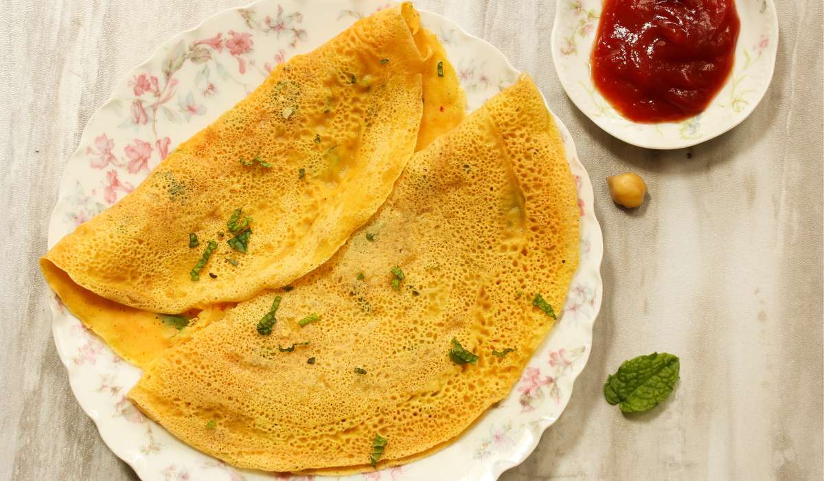 Diabetic Breakfast - Chickpea Pancake. Brisbane Livewell Clinic.