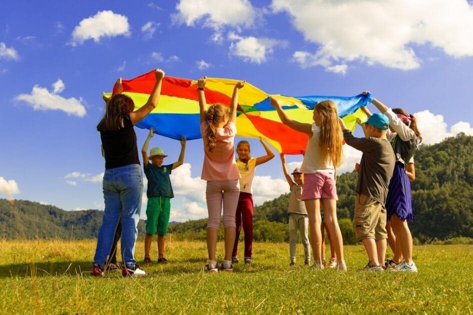 Group of children playing with an air balloon. Can a Naturopath help me? Heavy Metal Detox for Kids