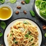 Pasta with Ricotta-Walnut Sauce. Gluten Free