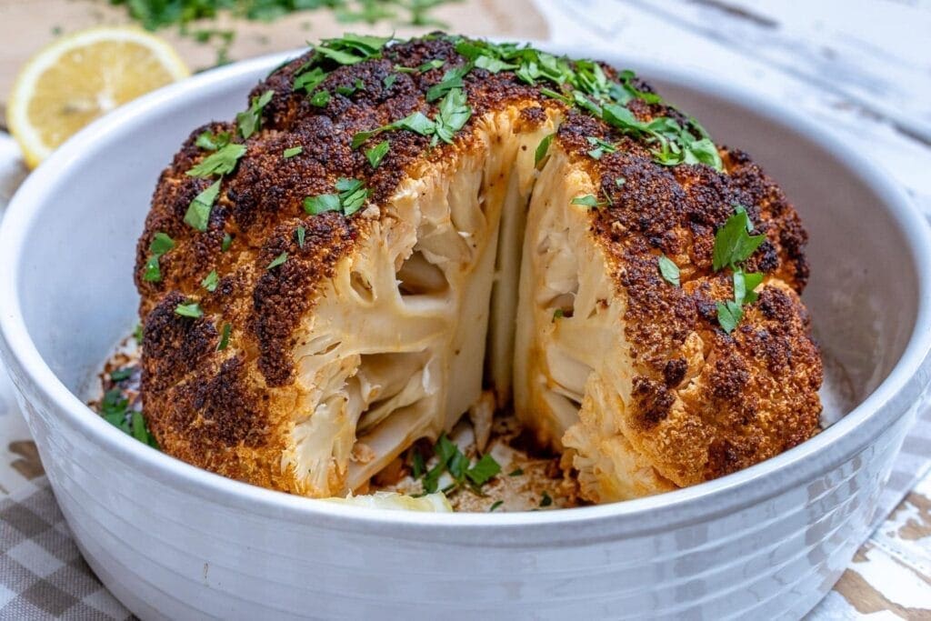 Roasted Whole Cauliflower