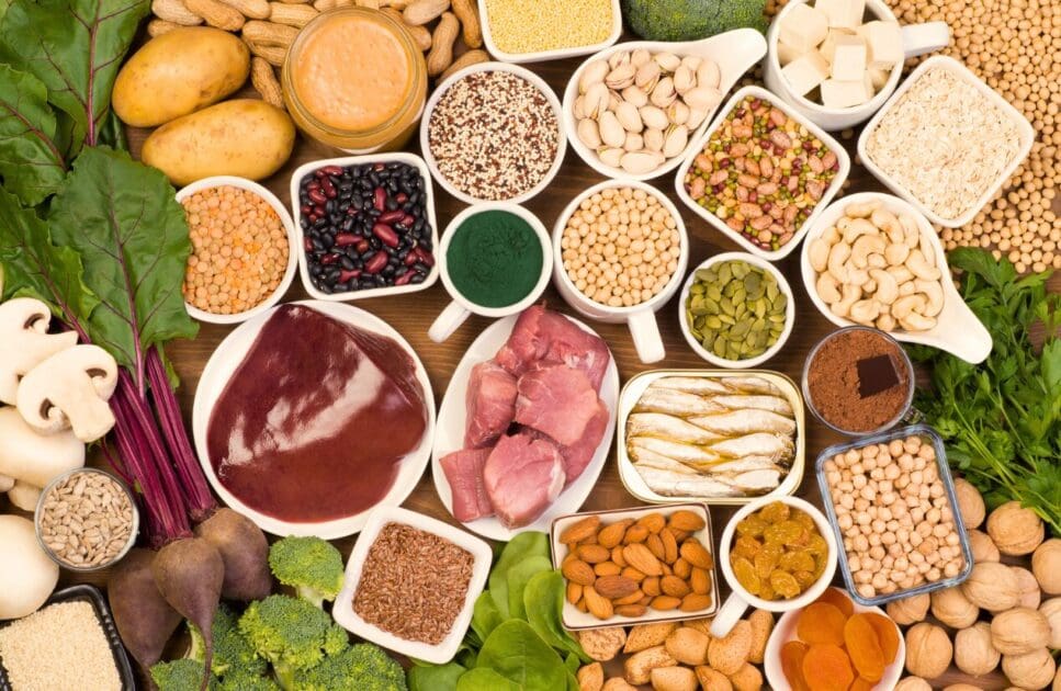 Foods rich in Iron. Vegan Diet. Iron Deficiency. Brisbane Livewell Clinic