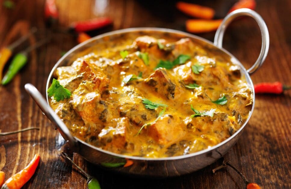 Curry dish served in a metal bowl. Winter Wellness. Brisbane Livewell Clinic