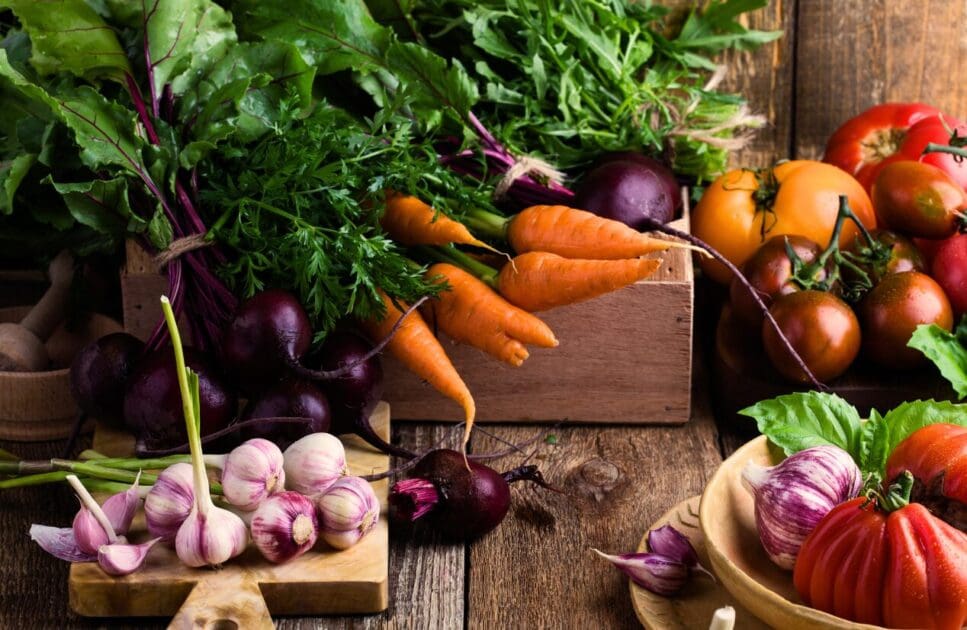 Freshly picked vegetables. Plant Based Foods. Clinical Nutritionist Cannon Hill. Brisbane Livewell Clinic