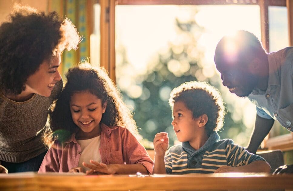 Parents assisting their kids with their activities. Brisbane Livewell Clinic. Child and Teen Naturopath