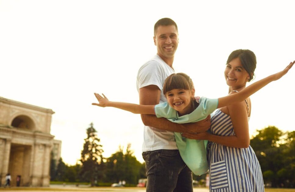 Happy family enjoying time outdoors. Clinical Nutrients. Addiction Hypnotherapy. Naturopath Anxiety. Brisbane Livewell Clinic