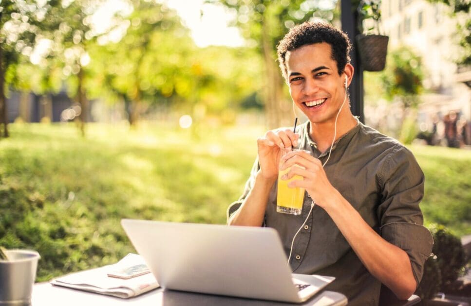 Man holding a glass of juice. How to get Hormone Levels Checked. What is a Naturopath. Is Osteopathy Good for Back Pain. Osteopathy and Desk Work. Brisbane Livewell Clinic
