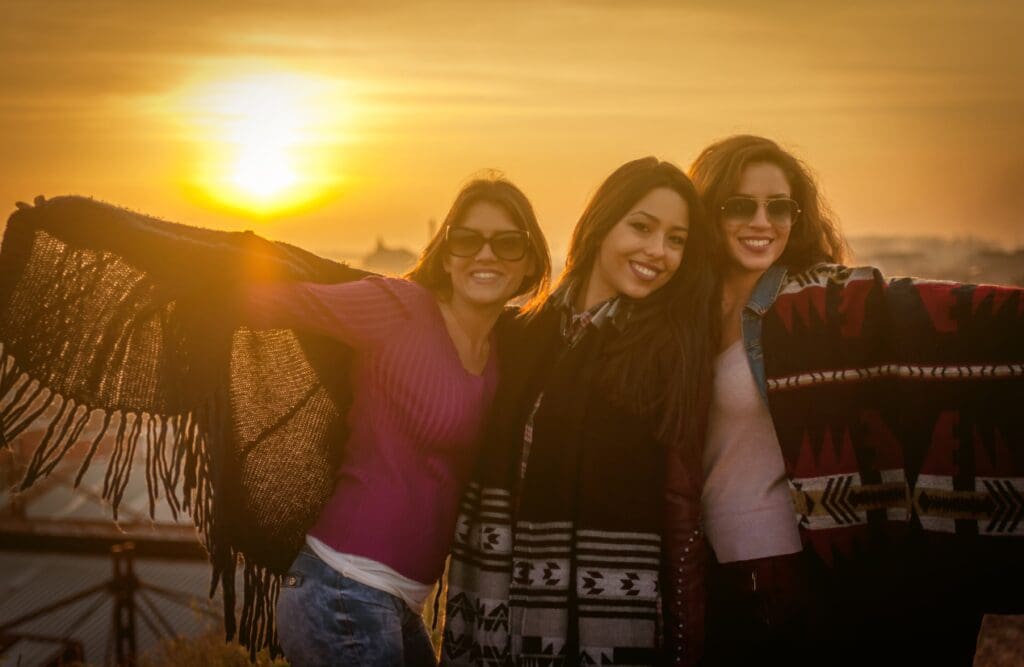Group of women enjoying in the park during sunset. Clinical Hypnotherapy Morningside. Brisbane Livewell Clinic. Genetic Methylation Test in Brisbane