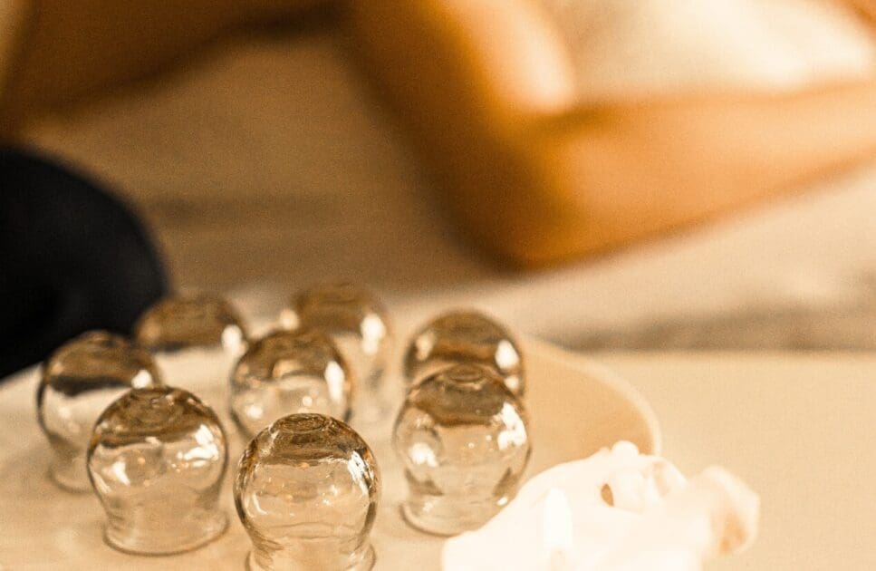 Fire cupping cups. Cupping Near Me. Brisbane Livewell Clinic
