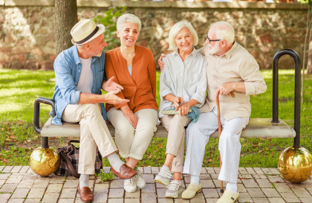 Couples around 60's sitting on bench and talking. Naturopath Herbs for Thyroid Health. Heavy Metal Detox Australia. Editorial Policy and Content Standards. Brisbane Livewell Clinic