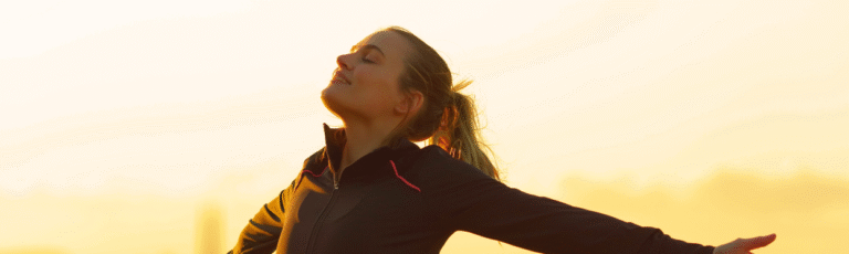 Woman breathing fresh air outdoors. Hypnotherapy for Smoking. Heavy Metal Detox Australia. Brain fog causes treatments. Hypnosis for Smoking Cessation. What is Clinical Hypnotherapy? Mindset Therapy Brisbane. Brisbane Livewell Clinic